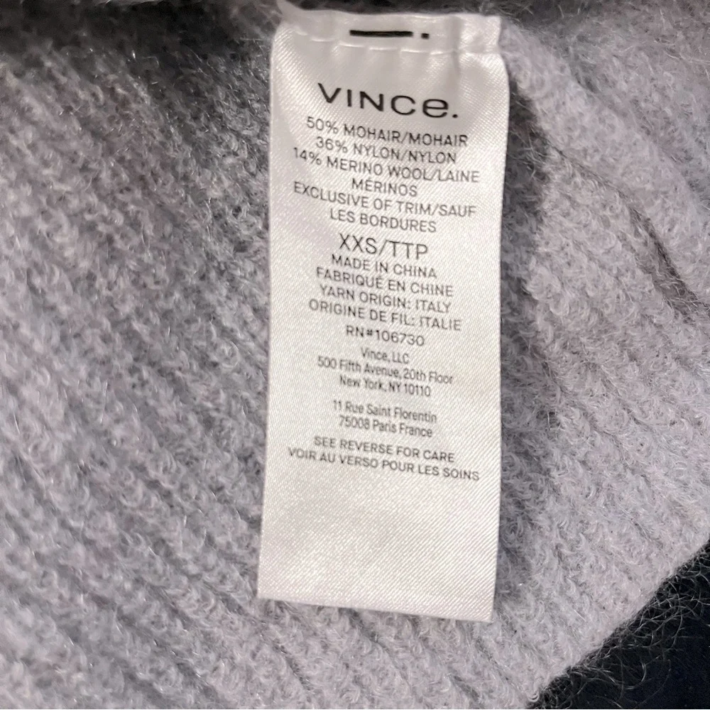 Vince Featherweight Ribbed Crew Sweater XXS
